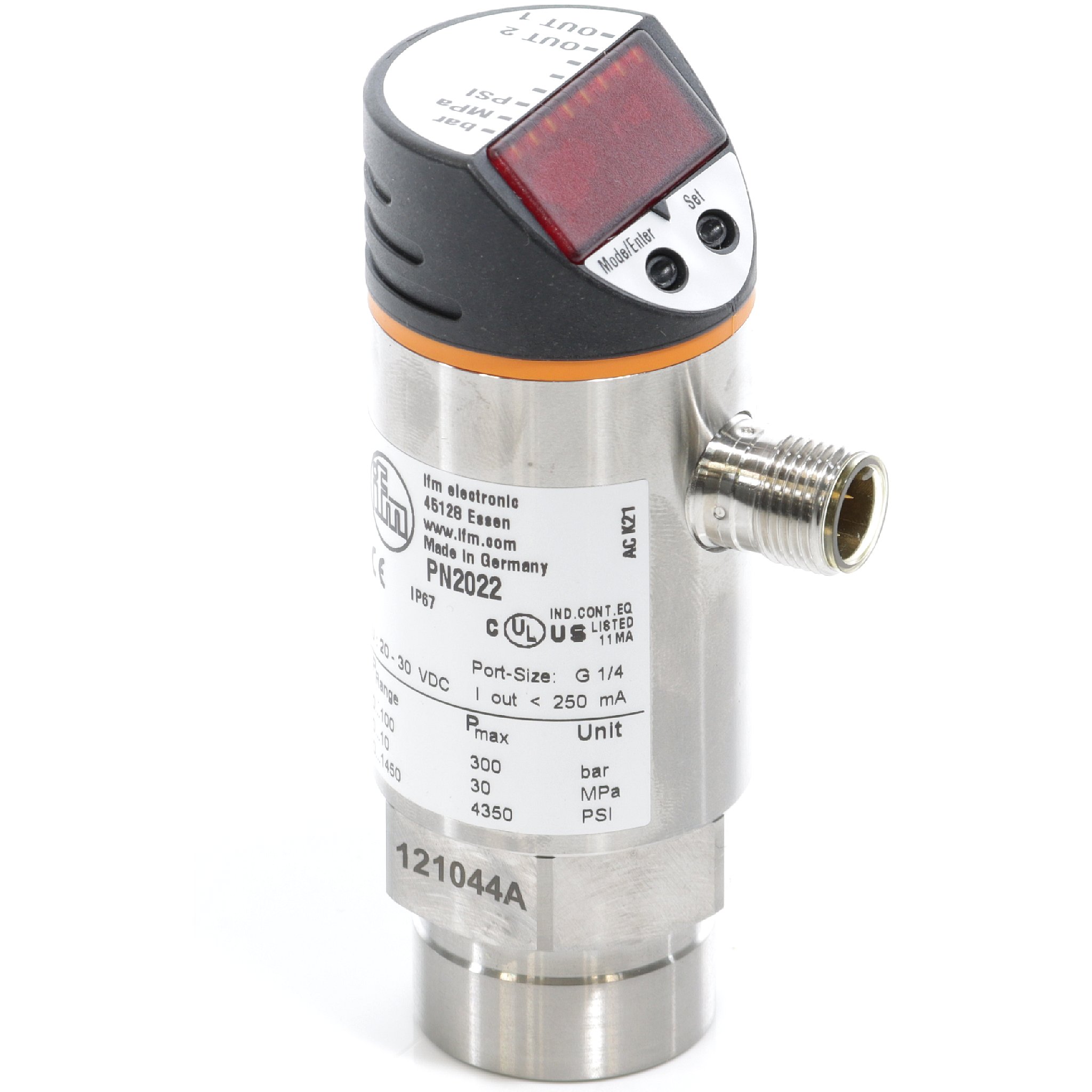 Pressure sensor with display PN-100-SBR14-MFRKG/US/ /V New FS